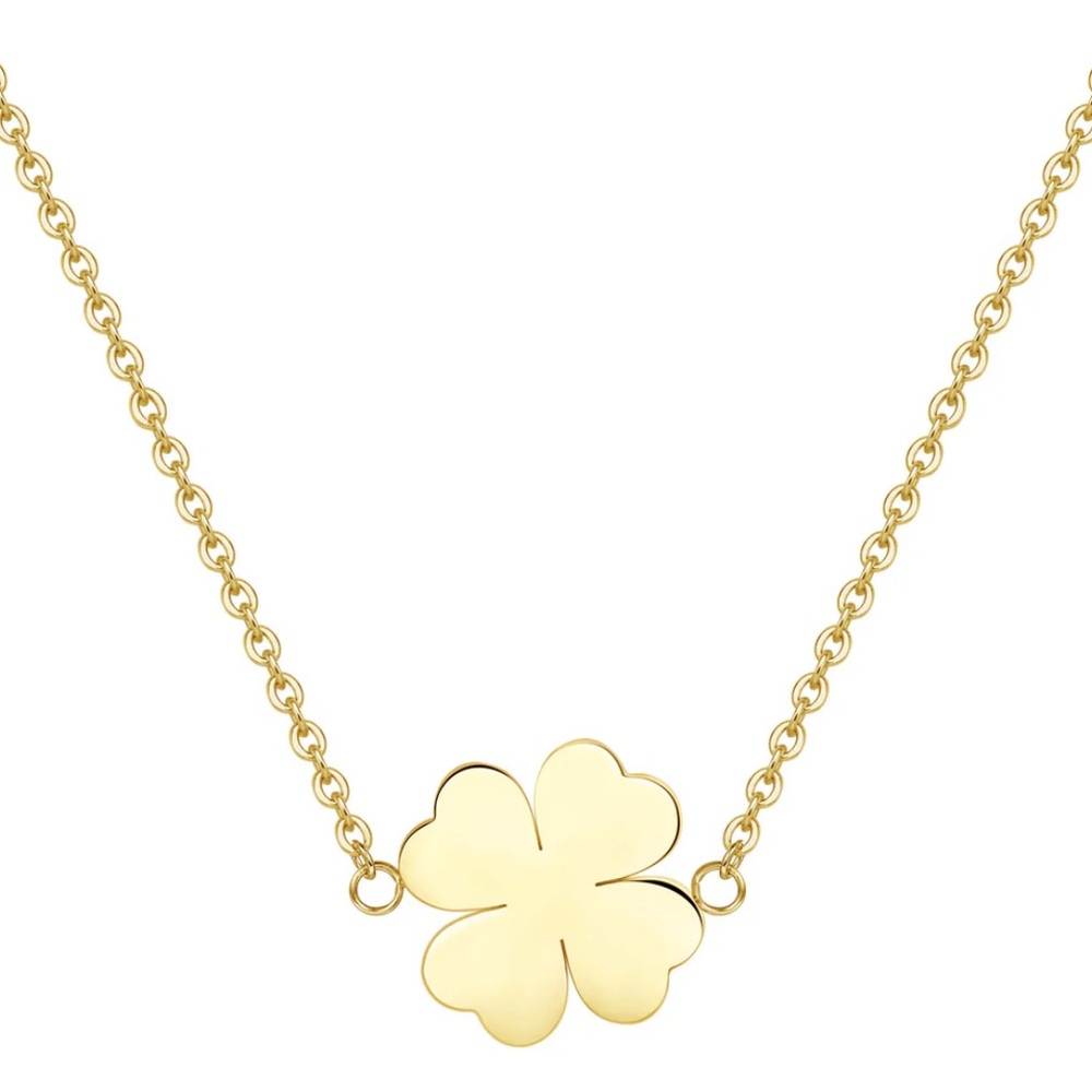 Chic Gold Clover Necklace